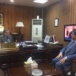 النائب فارس البريفكاني يزور السيد وزير الكهرباء ببغداد