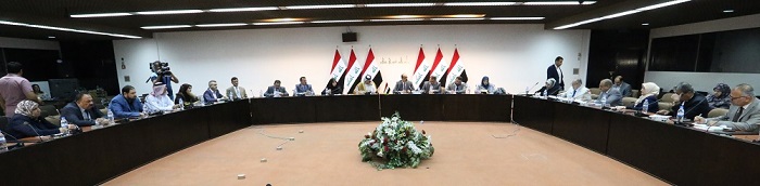 لجنة الأقتصاد والأستثمار تعقد جلسة حوارية لمناقشة مراحل تنفيذ مبادرة إقراض البنك المركزي للمصارف العراقية