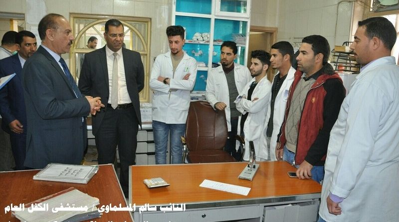 النائب سالم المسلماوي يزور مستشفى الكفل ودائرة الكهرباء بالنجف