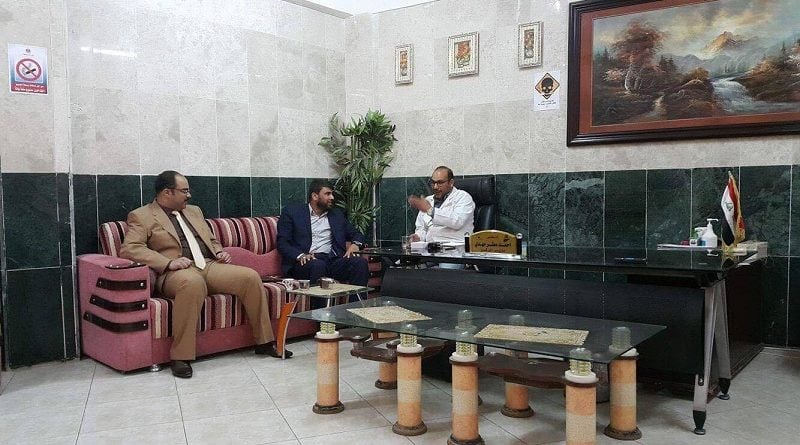 النائب عبد العزيز الظالمي يزور المركز التخصصي بطب الاسنان في محافظة المثنى