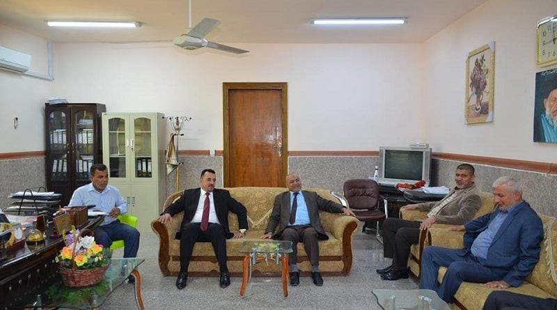 النائب برهان المعموري يزور مبنى مؤسسة السجناء السياسيين في محافظة ديالى