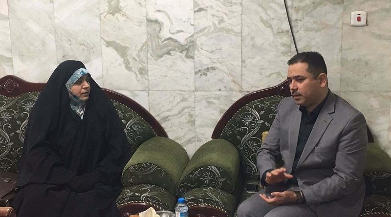النائبة عبير الحسيني تناقش مع مدير عام صحة ميسان افتتاح مستشفى الطفل والولادة  في المحافظة