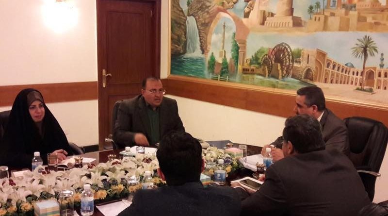 النائبة ميثاق الحامدي تحضر اجتماع لحنة العلاقات الخارجية للتحالف الوطني ببغداد      