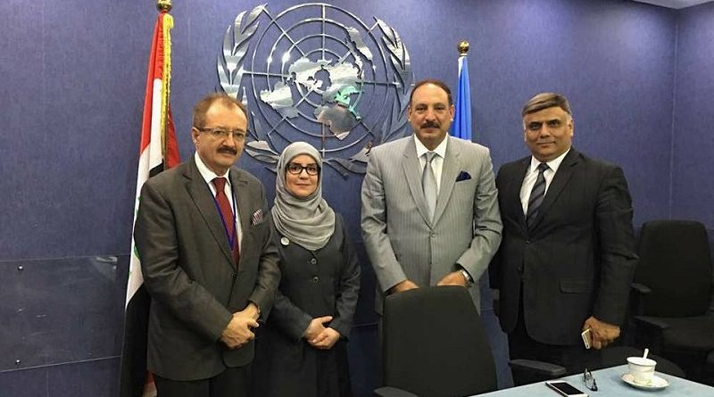 النائب صادق المحنا يلتقي بممثل الامين العام للامم المتحدة في العراق