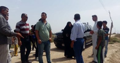 النائبة نوال جمعة تستحصل موافقات لمد شبكة كهربائية لاهالي منطقة الشديد في محافظة ذي قار