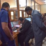 جمال المحمداوي يتفقد هيئة التقاعد بالبصرة