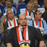 الدكتور احمد الشيخ علي يحضر احتفالية جامعة ذي قار بمناسبة تحرير الموصل