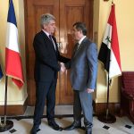 رئيس لجنة العلاقات الخارجية يلتقي بالسفير الفرنسي الجديد في بغداد 