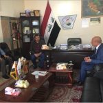 النائب حبيب الطرفي يلتقي باحد المواطنين في مكتب مجلس النواب بمحافظة بابل