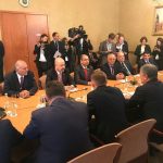 امين عام مجلس النواب يحضر اجتماعا مع رئيس مجلس الدوما الروسي