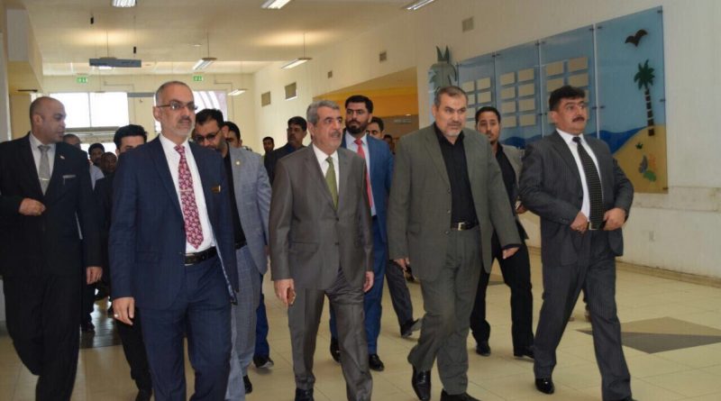 نواب محافظة البصرة يزورون مستشفى الطفل لأورام السرطانية