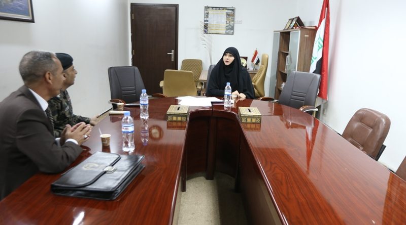 رئيسة لجنة المرأة تلتقي بمدير دائرة مكافحة العنف الأسري في وزارة الداخلية
