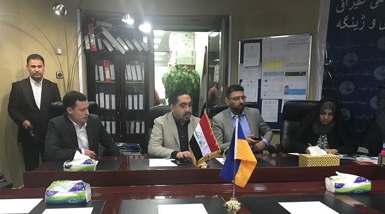 لجنة الصحة النيابية تلتقي وفد لجنة الصداقة الاوكرانية العراقية