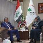 السامرائي يلتقي وزيرة الصحة في بغداد