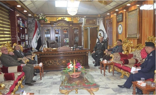 النائب رزاق الحيدري يزور مديرية شرطة بابل