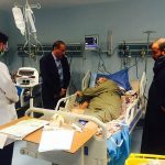 النائب سالم المسلماوي يزور مستشفى الامام الصادق في محافظة بابل