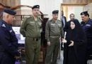 النائبة منال المسلماوي تزور قيادة شرطة محافظة بابل