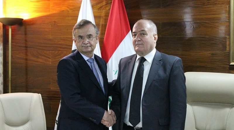 الأمين العام لمجلس النواب يستقبل السفير الأسباني في بغداد 
