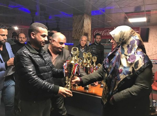النائبة حمدية الحسيني تحضر اختتام بطولة رياضية في محافظة بابل