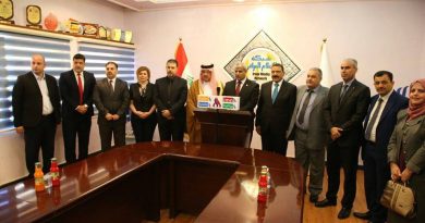 وفد لجنة الصداقة الأردنية – العراقية في مجلس النواب الأردني يزور مبنى شبكة الأعلام العراقي 
